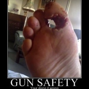 Gun Safety – It’s a real thing so, don’t be stupid !